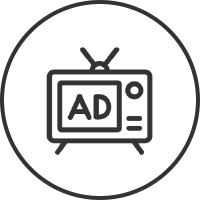 テレビCMのアイコン